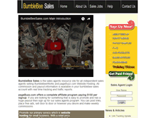 Tablet Screenshot of bumblebeesales.com